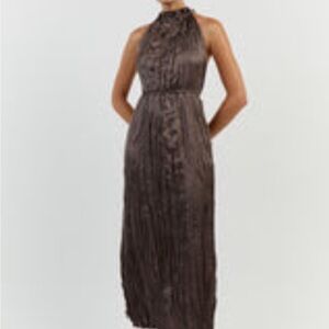 DISSH Grape CORI CRINKLE MIDI DRESS - 12